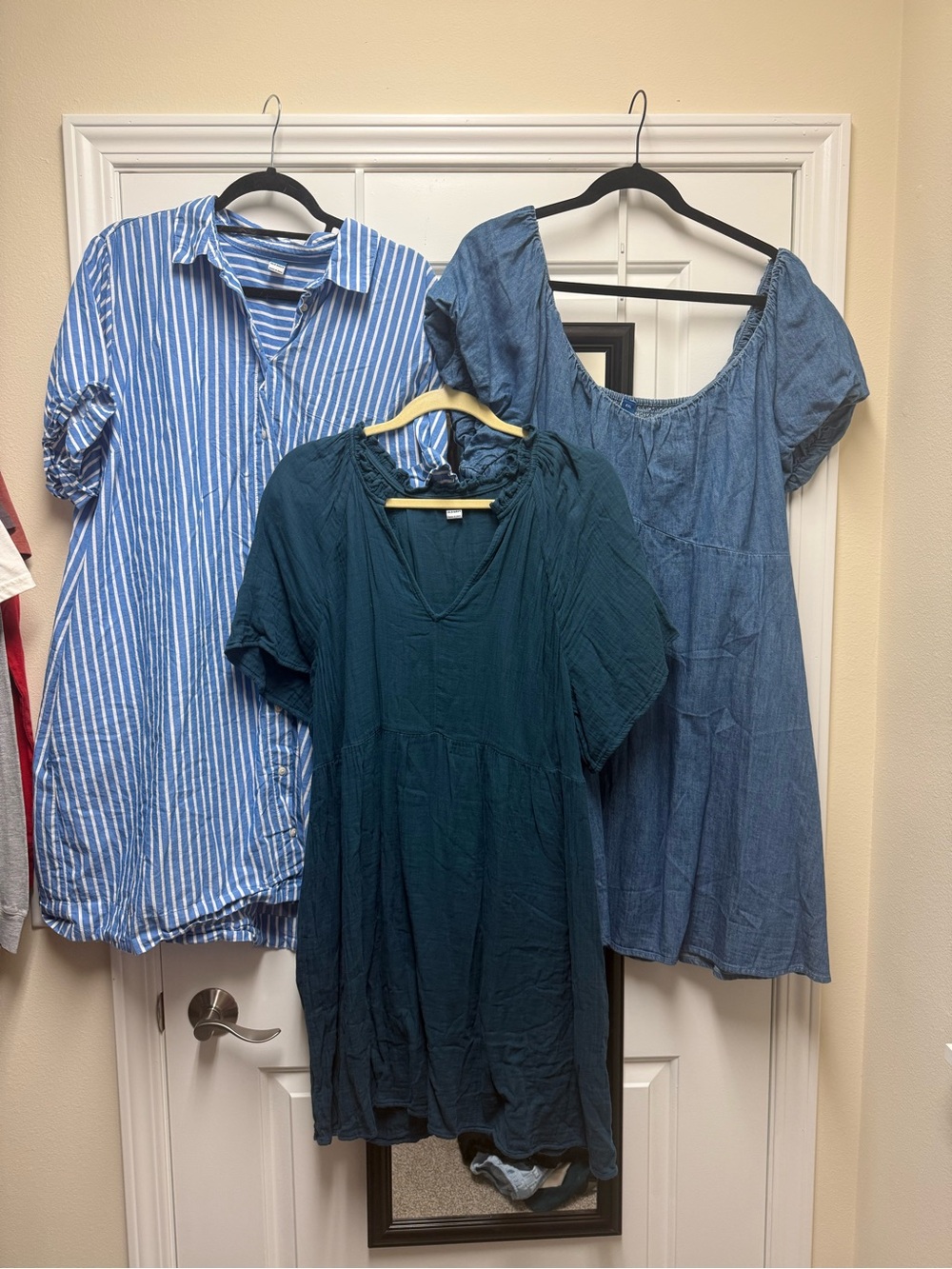 3 Old Navy Dresses - blue